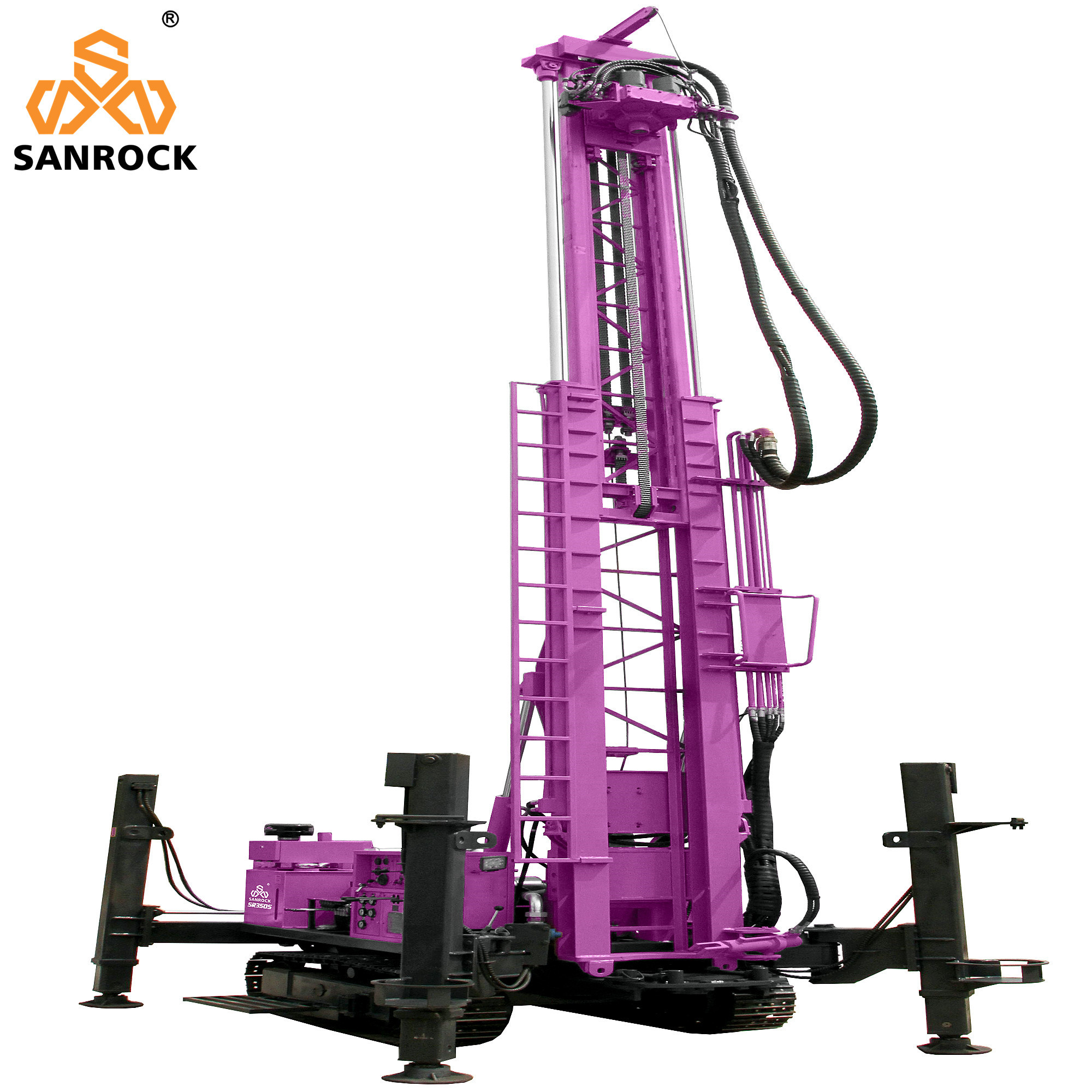 450m Water Well Drilling Rig With Mud Pump Hydraulic Deep Water Well Drilling Equipment