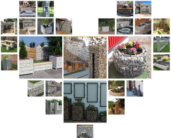 OHSAS 18001 Decoration 2x1x1 Gabion Fence System