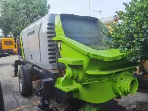 China Zoomlion Used Concrete Trailer Pump HBT60.13 174KW Grey Green Color wholesale