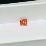 2.42 CVD Lab Grown Pink Diamonds Princess Without Inlay Cultivation