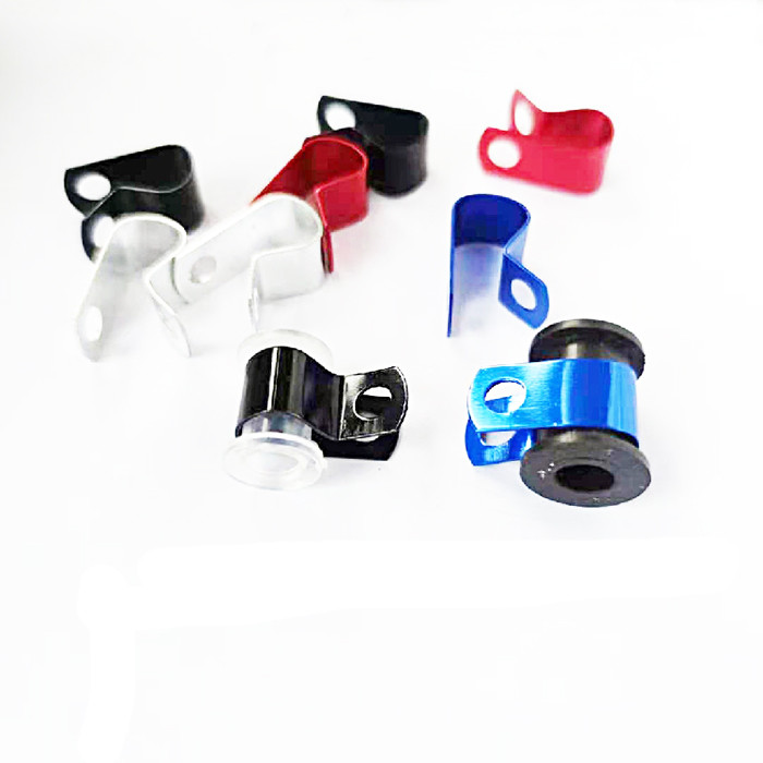 Cushioned 304 Stainless Steel Brake Line Clips With Protective Rubber Lining