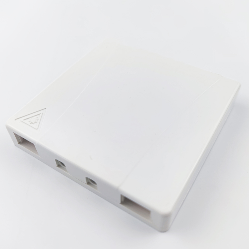 Fiber Optic Socket Panel for FTTH Network Indoor 2 Cores FC APC Plastic Panel Directly