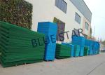 Highways Green Metal Fencing , High Strength Welded Galvanised Mesh Fencing