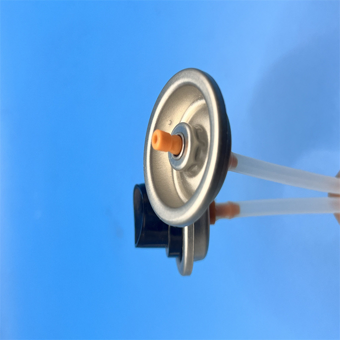 Metallic Spray Paint Valve with Stainless Steel Spring for Single or Double Orifice