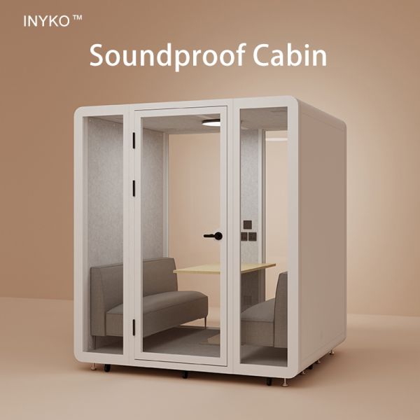Quality Modular Modern Telephone Booth , Soundproof Office Phone Booth for sale