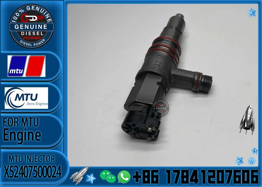 Remanufactured High Quality Diesel Fuel Engine Injector VTO-G266W48B X52407500024 for MTU 16V 4000