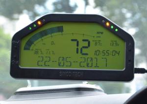 China Autometer Electric Gauges , Digital Speedometer Gauge LCD Display For OBDII Car wholesale