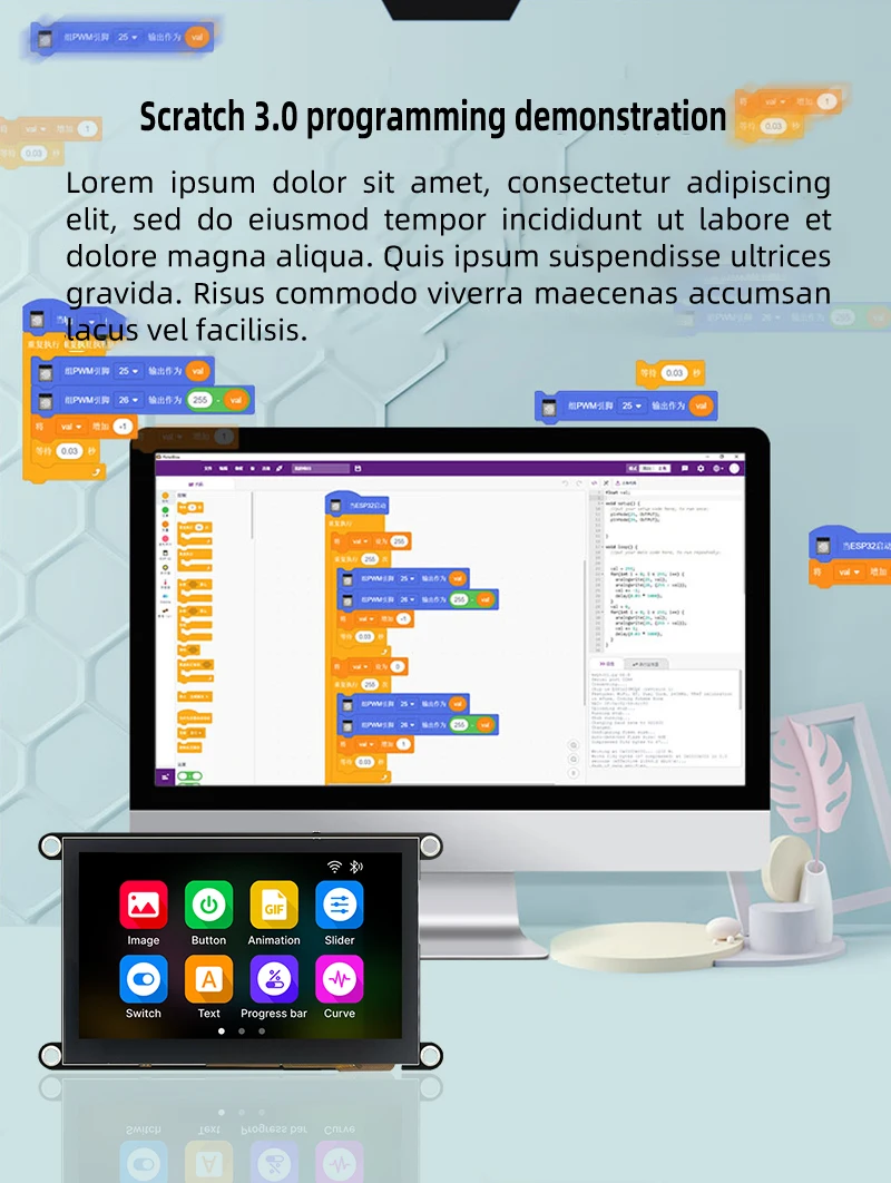 IPS Touch TFT Touchscreen Operating Display With St7262 Driver Chip 320mA Power Consumption 150g Weight