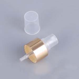 China Transparent Plastic Fine Mist Spray Nozzles 24/410 Gold Sprayer Pump wholesale