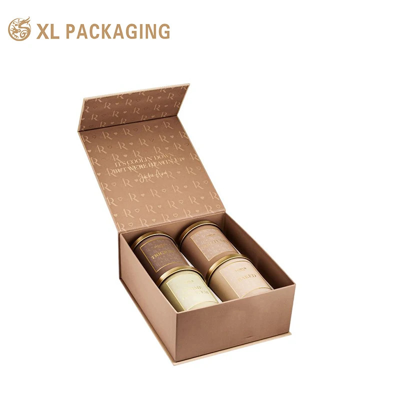 Custom Candle Rigid Paper Gift Box Packaging Skin Care Candle Paper Box Magnetic Boxes With Inserts