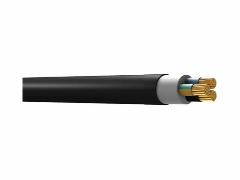 Flame Retardant Insulated Copper Cable / XLPE Insulation Multi Core Copper Cable