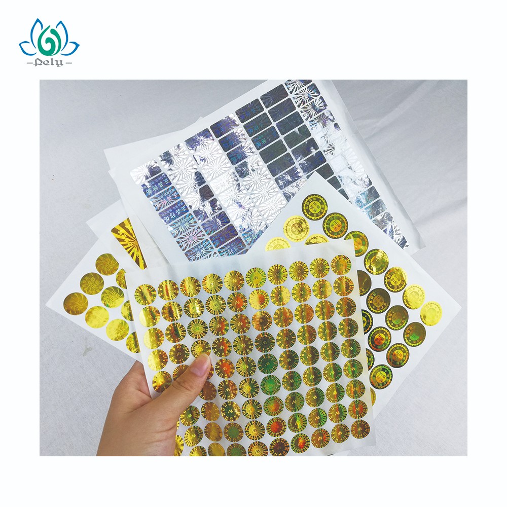Colorful Tamper Evident Security Labels For Protection