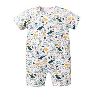 China Low Price Custom And Stock 100% Cotton Baby romper Baby bodysuit for Summer wholesale