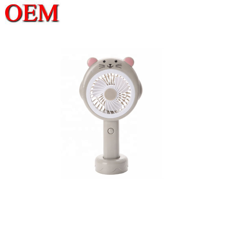 Oem Portable Cartoon Fan Mini Rechargeable Fans