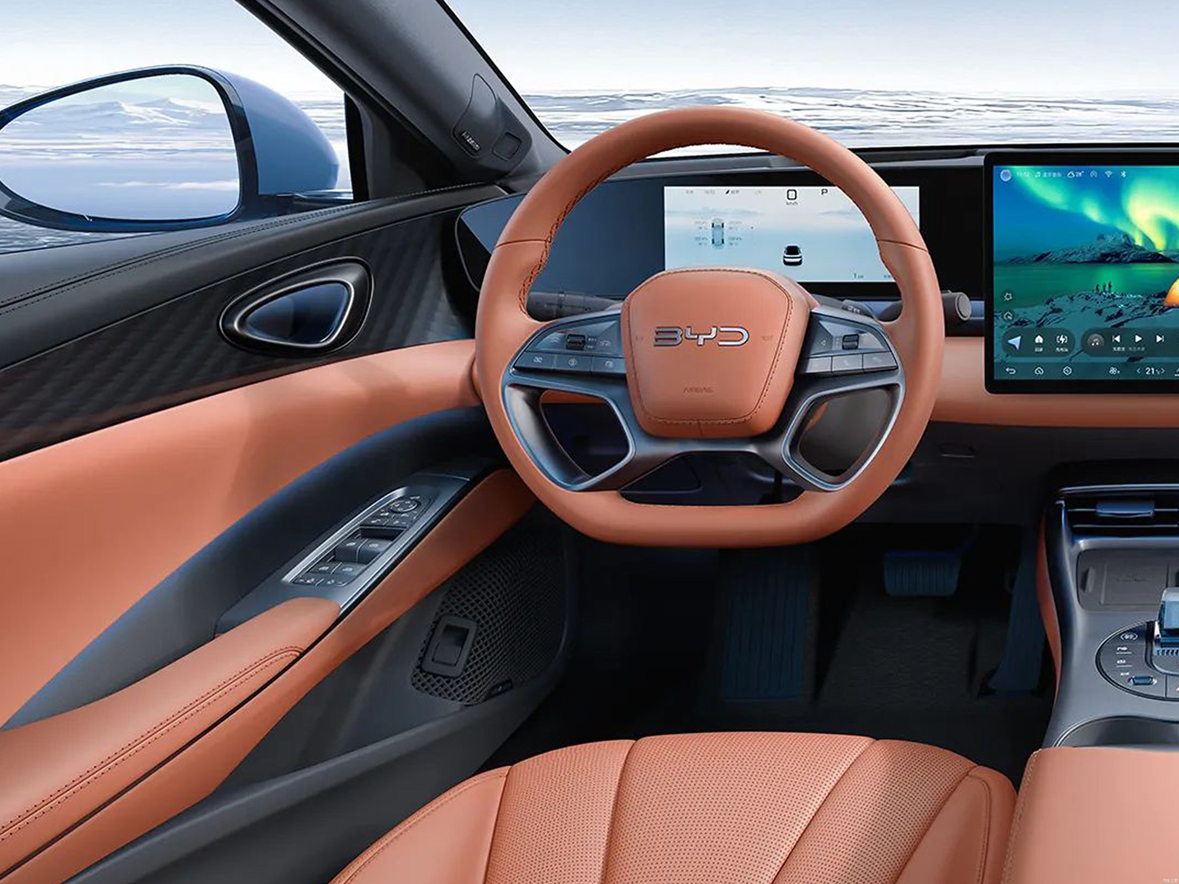 BYD 2025 Seal, a pure electric sedan with a range of up to 650km, a new intelligent driving system and the best value for money mid-sized electric