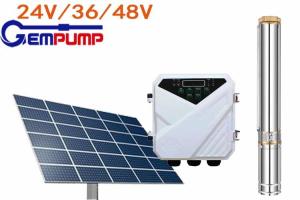 China ISO9001 230 Feet Solar Borehole Pumps Solar Panel Pump Kit wholesale