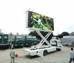 Professional Vehicle Mounted Led Display , Outdoor Mobile LED Screen Truck