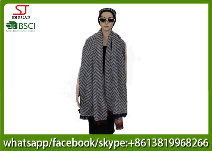 180*80cm 100%Acrylic woven Jacquard stripe scarf direct factory supply keep warm fashion hot sale best price