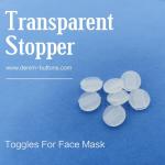 Transparent Stopper & Toggles For Face Mask