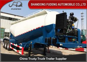 China V Shape Bulk Cement Tanker Trailer With Diesel Engine FUWA / BPW Axle wholesale