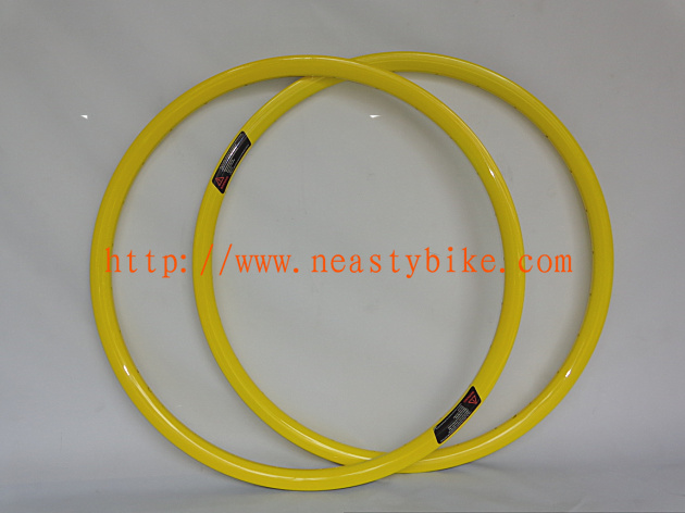 26" MTB bike carbon rims,Full Carbon rims;23mm mountain bicycle wheel and rims(yellow)