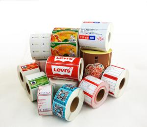 China Supermarket Retail Shelf Labels CMYK Blank Price Stickers wholesale