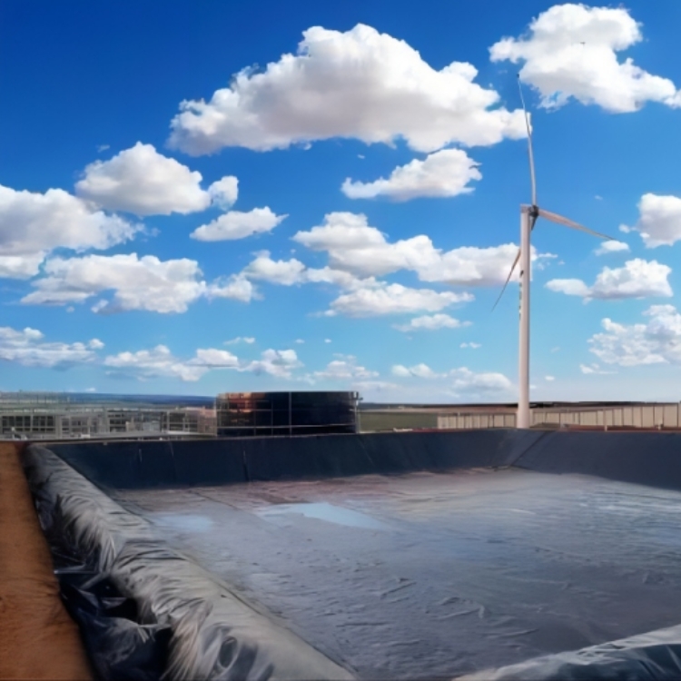 1-6m Width HDPE Textured Geomembrane for Tailings Dams Double Smooth Surface