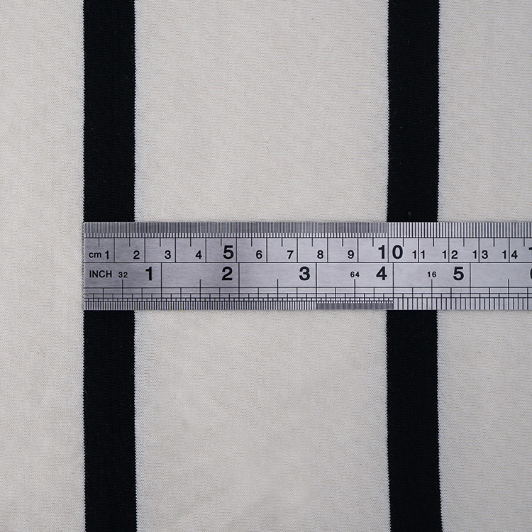 Stylish And Durable Comfortable And Double Yarn Plain Cotton Striped Cotton Fabric For T-Shirt
