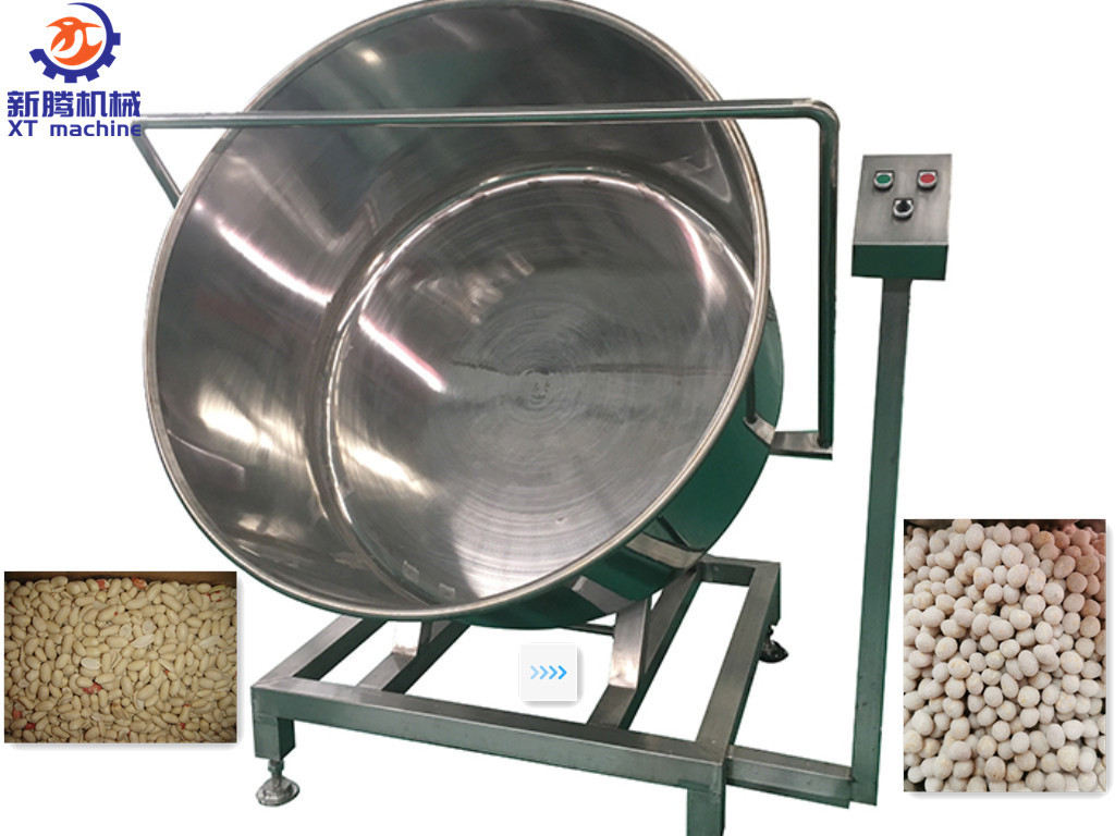 Industrial 304 Stainless Steel Peanut Coating Machine Coated Peanut Making Machine