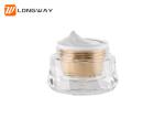 50g Acrylic Cream Jar Skirt Shaped , Luxurious Empty Skin Care Containers