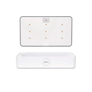 China Glossy Travel Built In Aromatherapy Uv Light Sterilizer Box wholesale