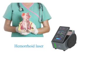 China Dual Wavelength Medical Laser Device 980nm 1470nm Piles Treatment wholesale