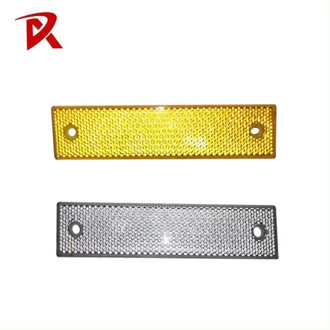 PMMA Traffic Rectangle Guardrail Single Side Reflective Delineator 180 X 40mm