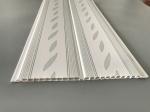 Green Leaf Kitchen Wall Cladding Panels , Plastic Wall Liner Panels