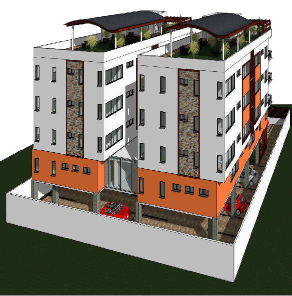 Q355 Q235 Multi Storey Steel Structure Building Prefabricated Apartment Building
