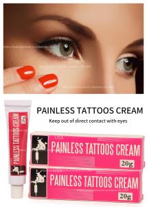 China Tattoo Painless Cream Anesthetic Numbing Cream 10g 20g 30g Tube Pain Relieving wholesale