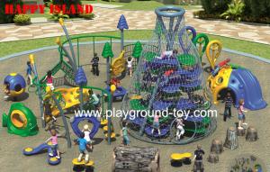 China Happy Island New Design Adventure Playground Equipment For Children wholesale