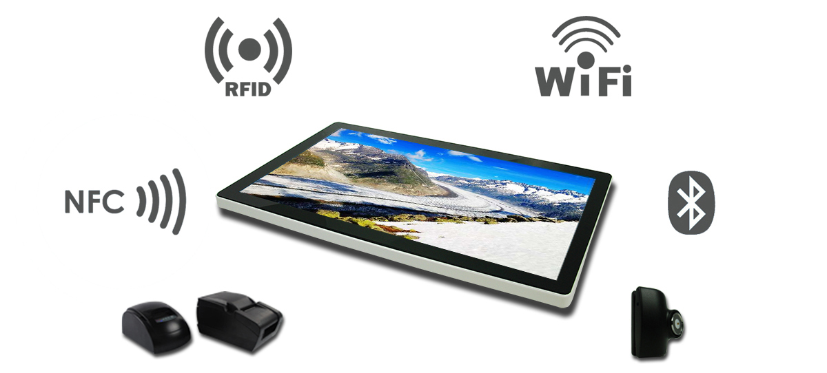 FCC 21.5'' Touch Screen Monitor 250cd/M2 For Cash Register