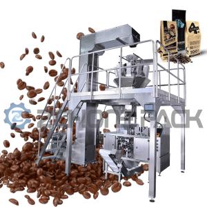 China Coffee Packing Machine Mini Doypack Packaging Machine Premade Pouches Feeder wholesale