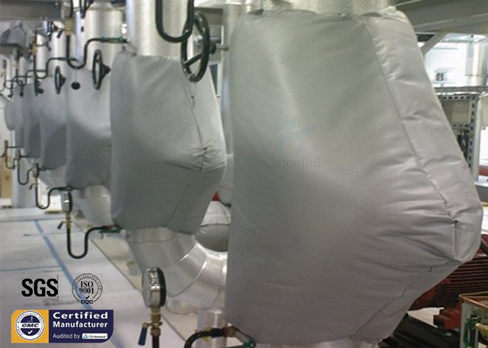 Energy Saving Flexible Asbertos Free Pipe Insulation Jacket For Heat Equipment