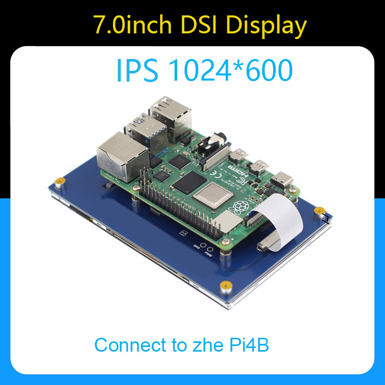 7.0 Inch Without Touch Raspberry Pi Module 800x480 MIPI Multi Touch Lcd Screen Module