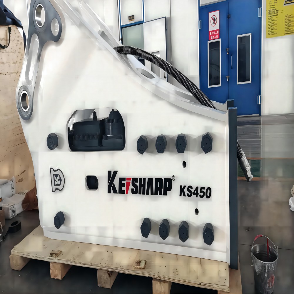 KS450 Hydraulic Rock Hammer Excavator Attachment For Excavator CE Certificate