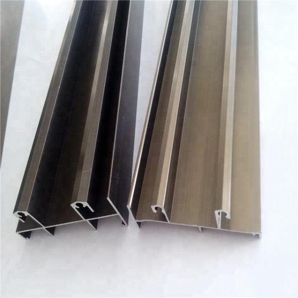 6063 Champagne Doors Windows Anodized Aluminum Profile