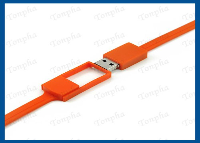Colorful Wrist Usb Flash Drive , Wristband Usb Flash Drive Thumb Drives