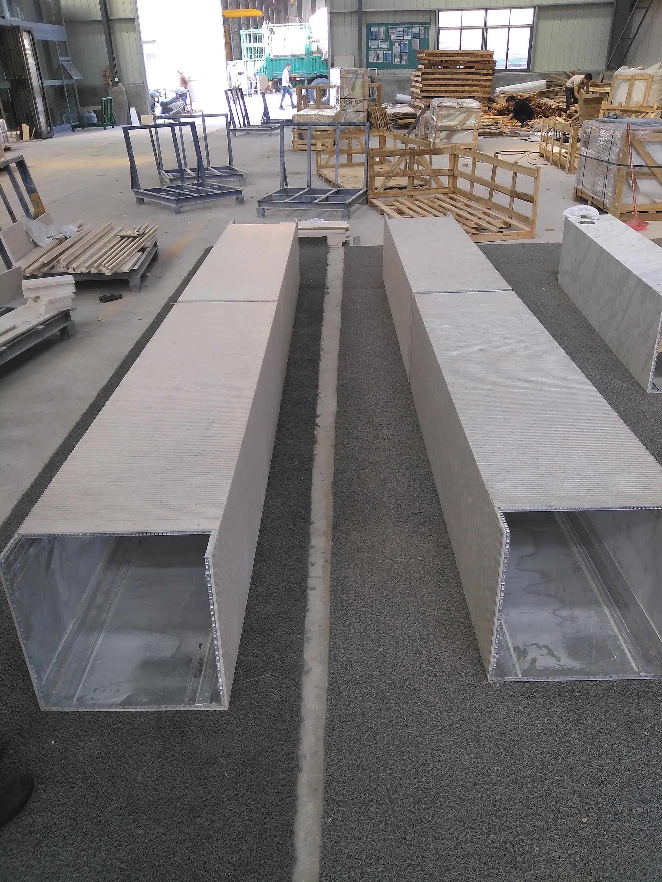 20mm No Radiation Lightweight Limestone Panels For Exterior Wall Decoration