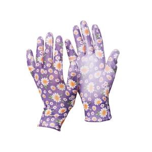 China PU138 Polyester Liner PU Coated Gardening Work Gloves for Ladies Used in Construction wholesale