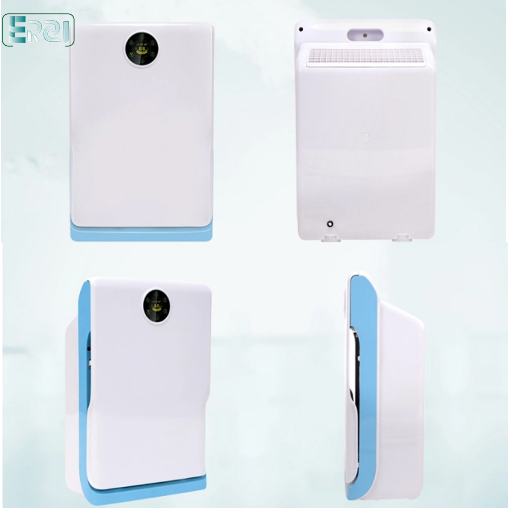 2020 new 6 Stages purification indoor HEPA filter UV sterilization air purifier white/black/blue OEM ODM service