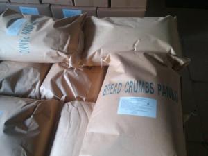 China Healthy Fine Dried Bread Crumbs , White Japanese Panko Breadcrumbs wholesale