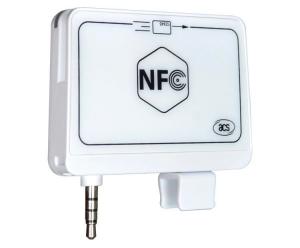 China Mini Portable RFID Card Reader NFC Contactless White Color Lightweight wholesale