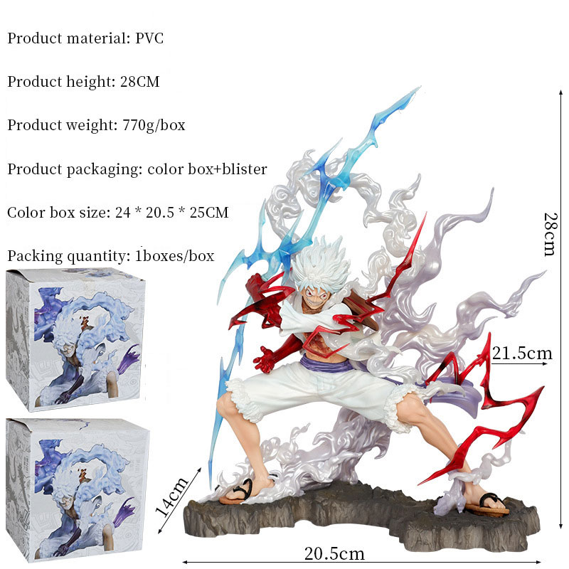 ANIME HEROES Wink Thunderbolt Nika Luffy Game Figurines Toys Series Movable Inter
